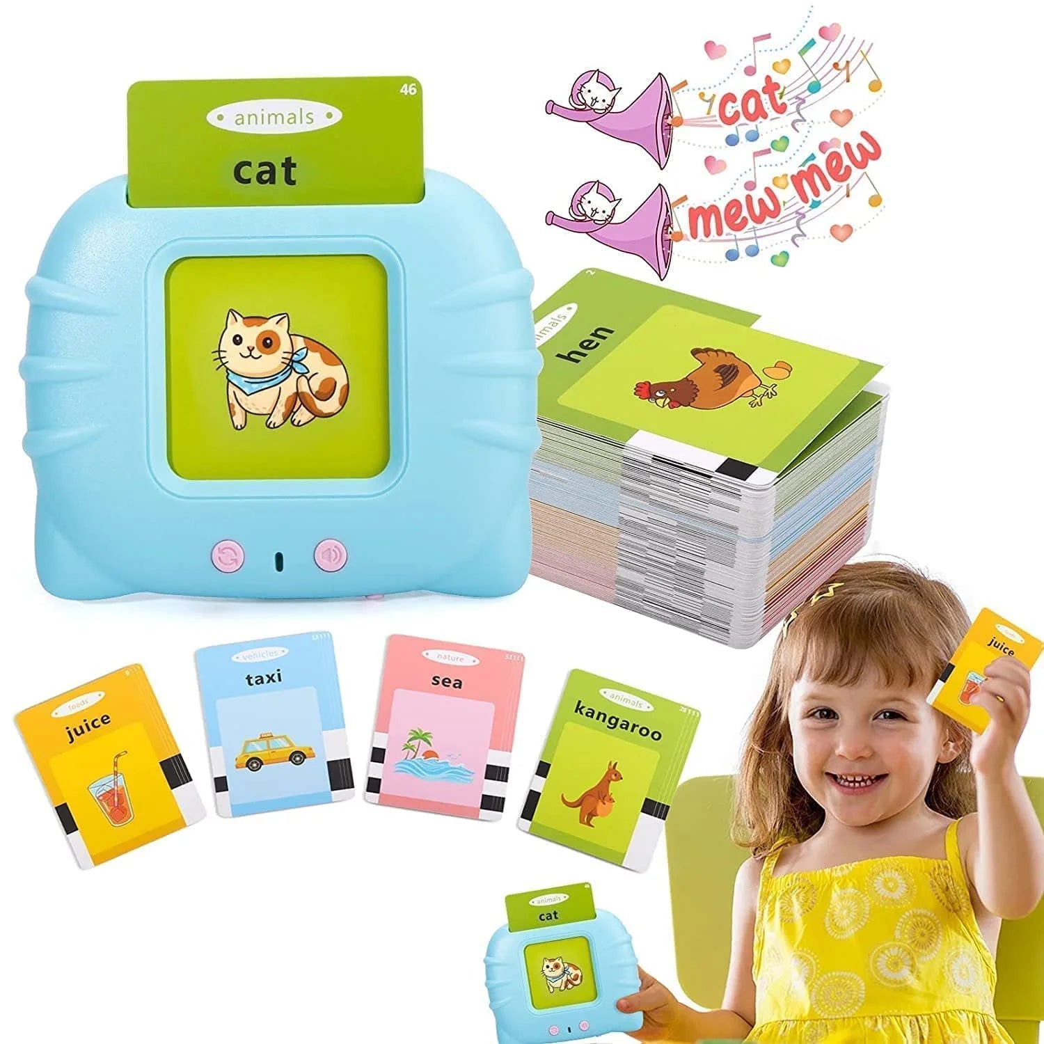 Talking Flash Cards Educational Toy