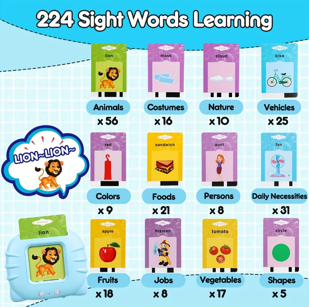 Talking Flash Cards Educational Toy